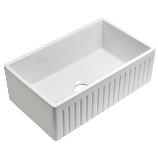 Empire Industries SP33SG Sutton Place Kitchen-Sink, 33", WHITE
