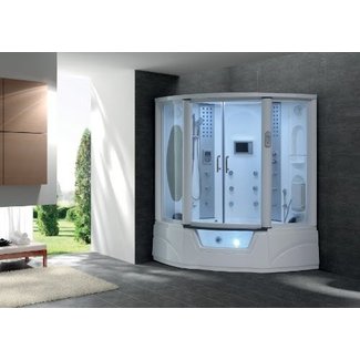 Enjoy Steam Shower and the Bathtub Using Steam Shower Tub