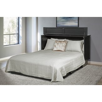 Estella Queen Storage Murphy Bed with Mattress