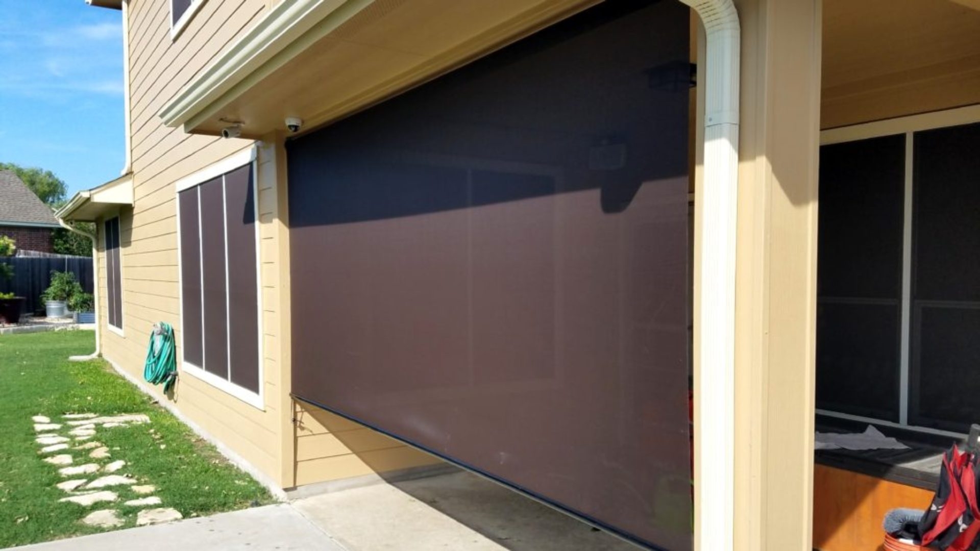 Exterior Patio Roller Shades - Solar Screens by Josh ...