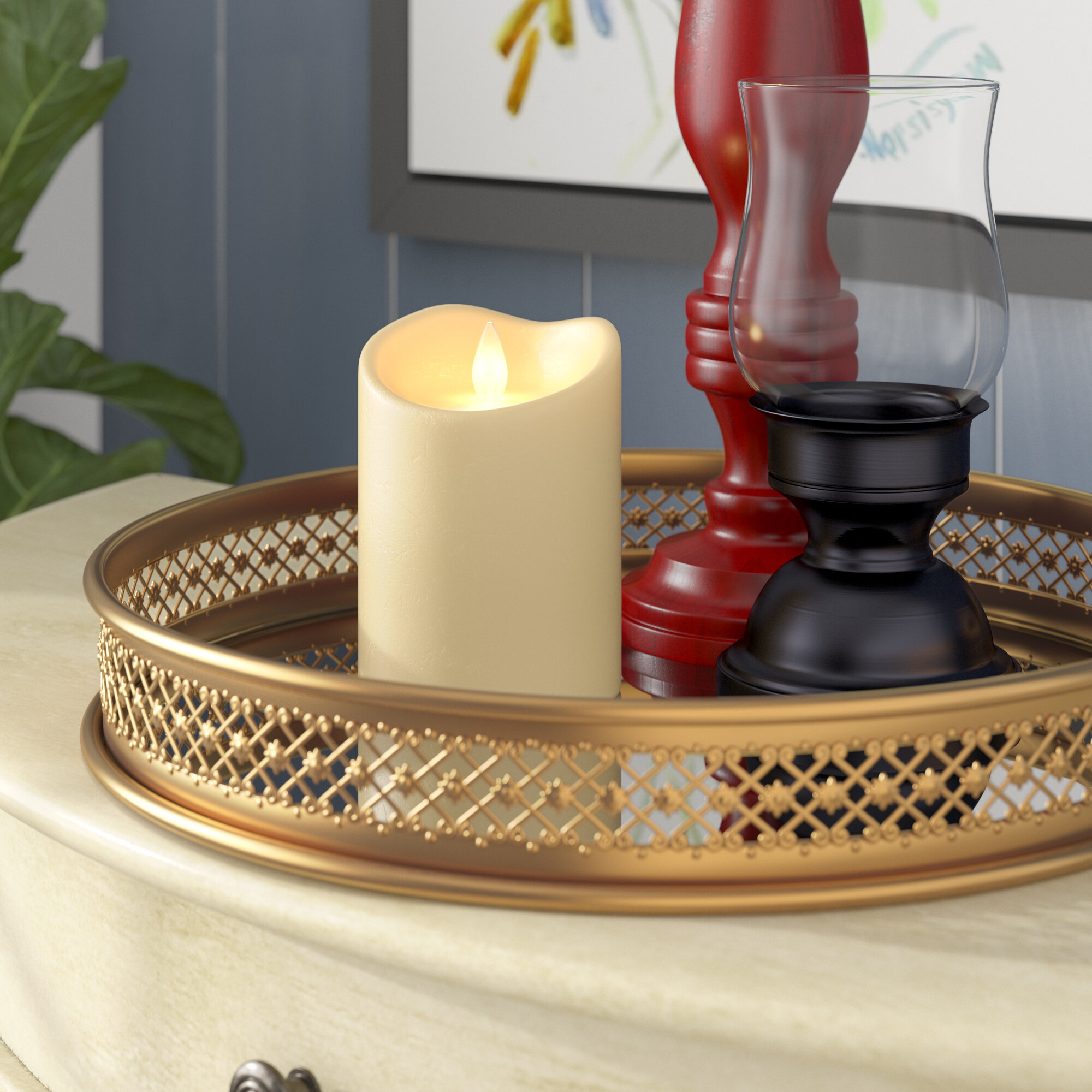 Flameless Pillar Candle