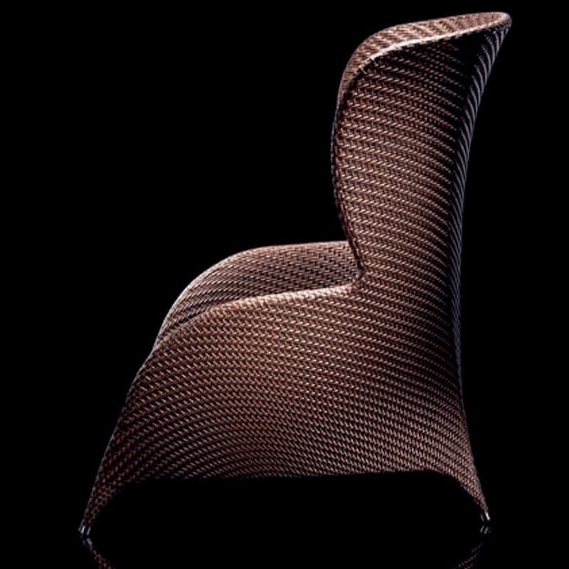 Flora High Back Lounge Chair with Cushion