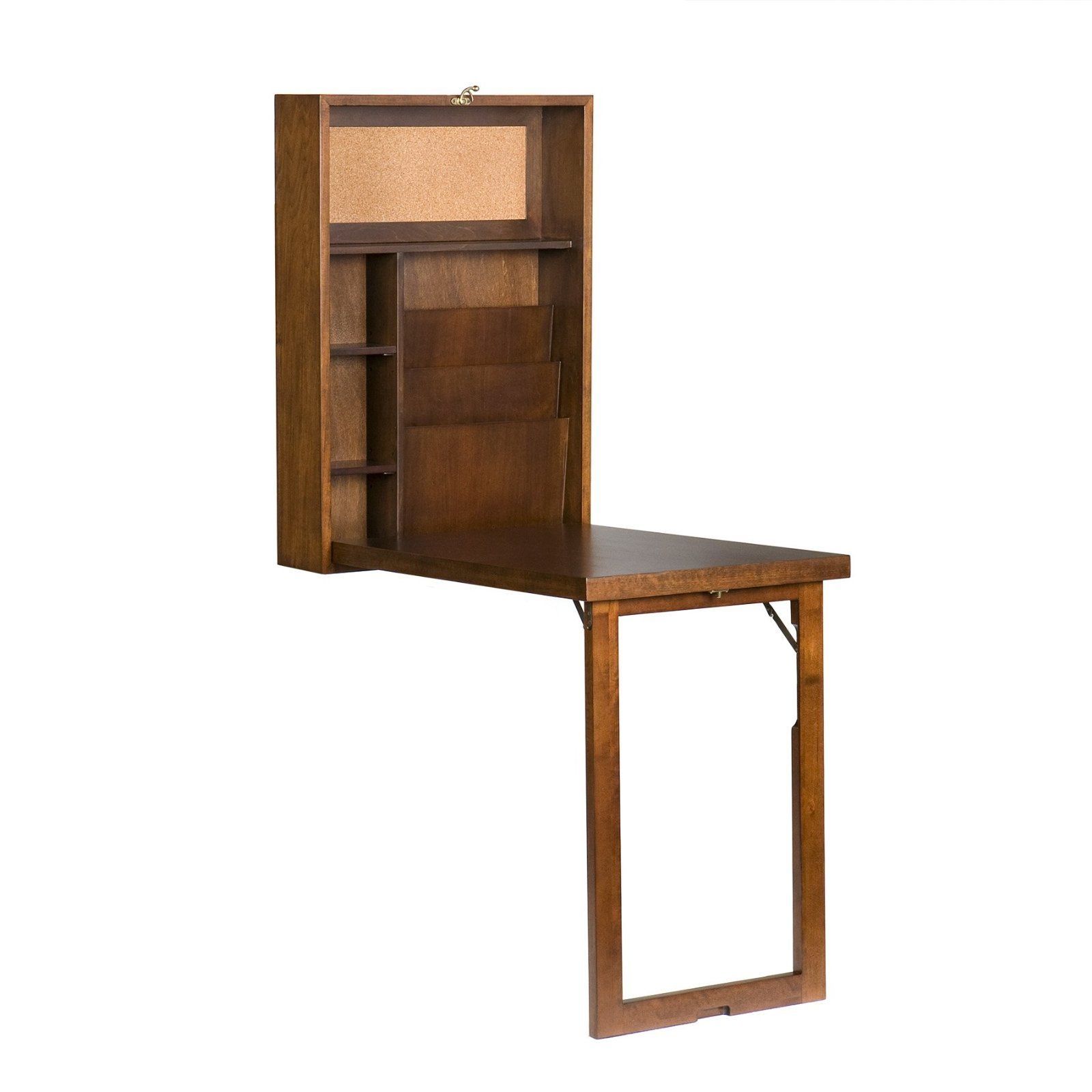 Folding Wall Mounted Office Computer Desk Wall Unit For ...