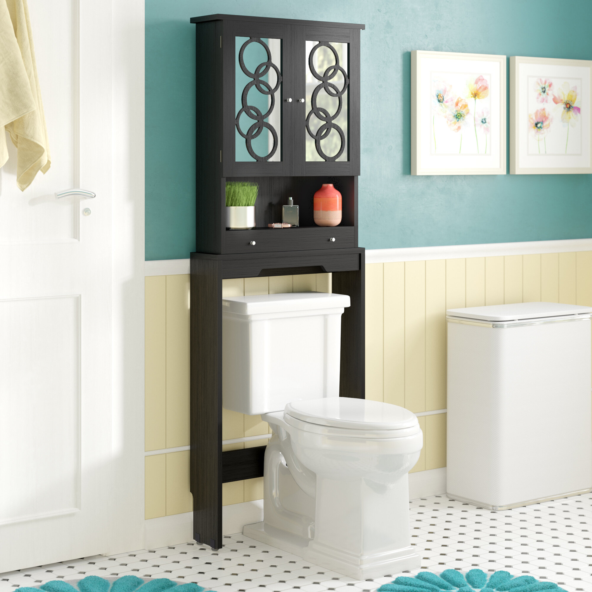 Fordingbridge 24" W x 67" H Over the Toilet Storage