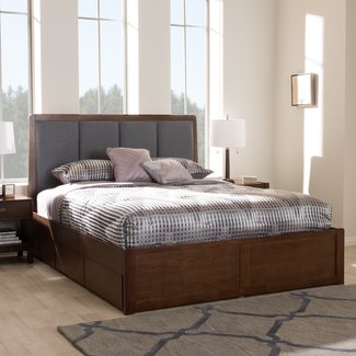 Frederiksborg Upholstered Storage Platform Bed