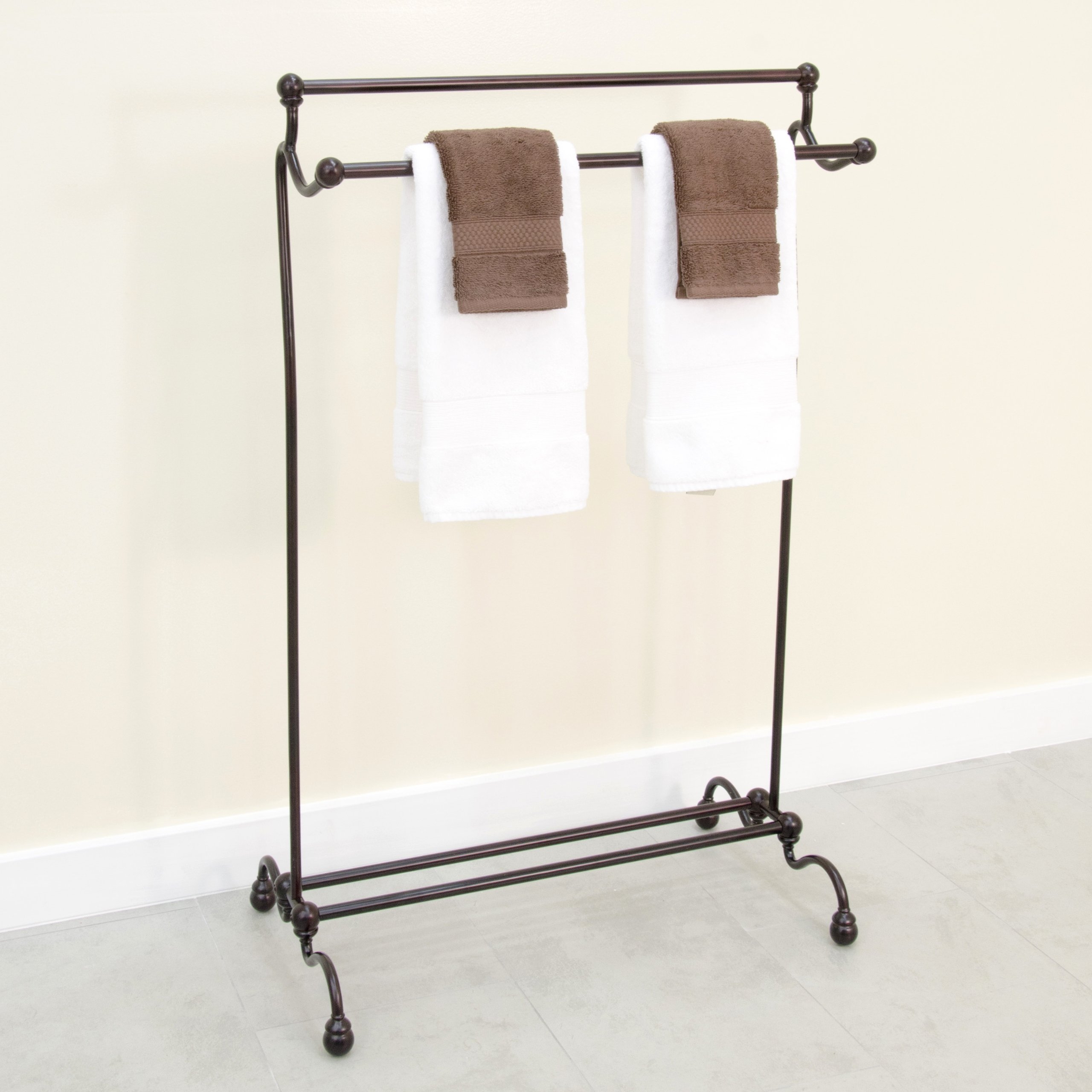 Free Standing Towel Rack You Ll Love In 2021 Visualhunt