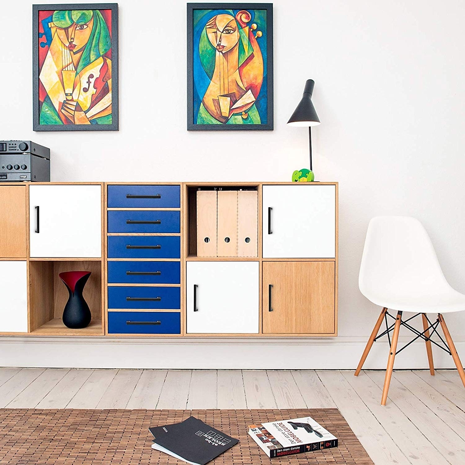 Frinton 58" Swing Arm Floor Lamp