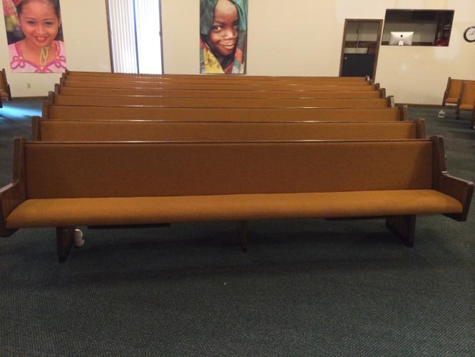 Furniture: Unique Wood Church Pew For Sale ...