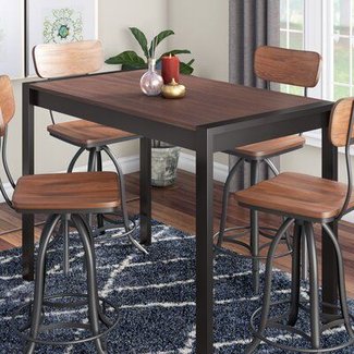 Gary Counter Height Solid Wood Dining Table