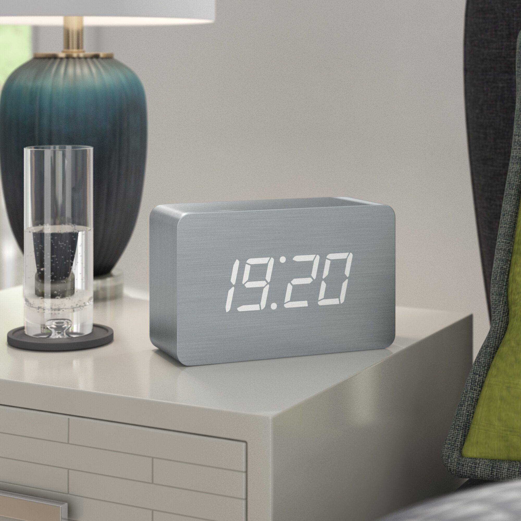 Gingko Digital Brick Desktop Clock