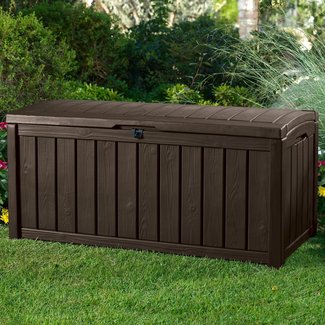Jungda Outdoor Storage Box Cover for Keter Denali 200 Gallon Resin Large  Deck Box,Waterproof Patio Storage Box Cover - 60 x 29 x 36 Inch