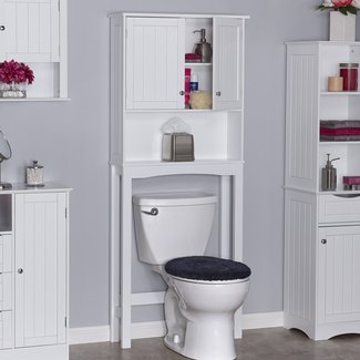 Godbey 27.44" W x 64.88" H Over the Toilet Storage