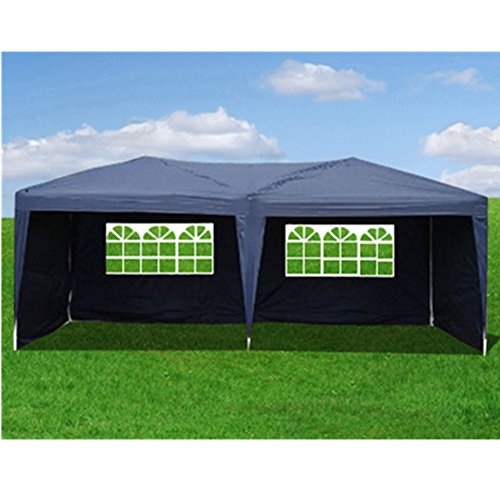Goutime Uscanopy Easy Pop up Canopy Party Tent, 10 X 20-feet, W/4 Removable Sidewalls W/Wheel Bag