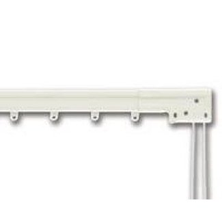 Graber Super Heavy Duty Traverse Curtain Rod 120-228 Inch, White (Center Draw)