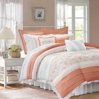 Hailee 180 Thread Count 100% Cotton Comforter Set