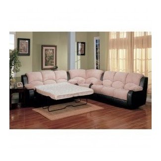 Halsey Contemporary Reclining Sectional Sofa with Queen ...
