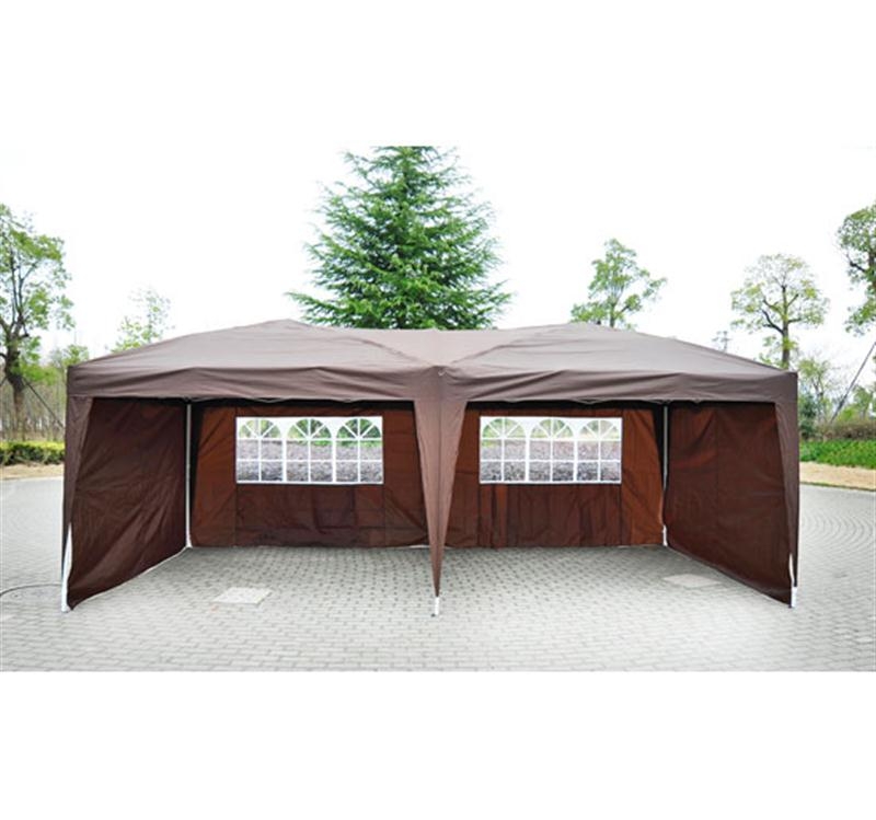 Hartin 10 Ft. W x 20 Ft. D Metal Pop-Up Canopy