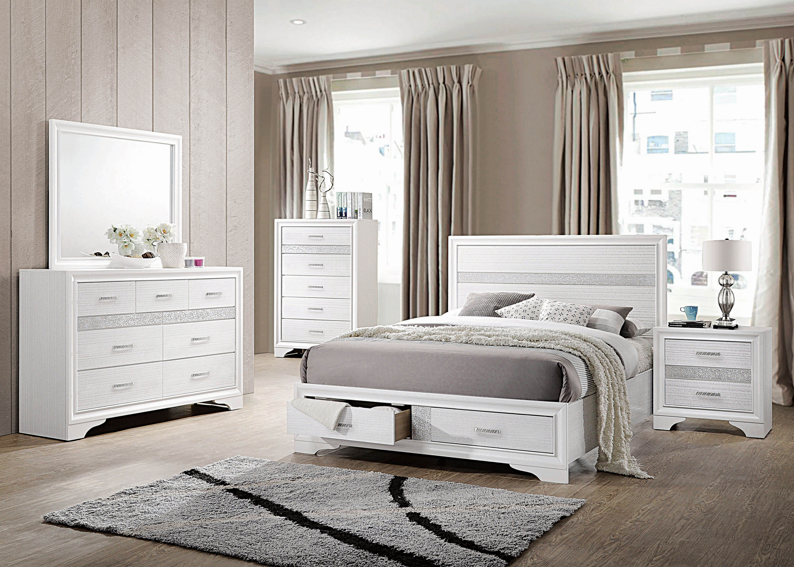 Helsley Storage Platform Bed