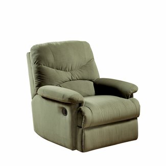 Hiltner Fabric Upholstered Manual Wall Hugger Recliner