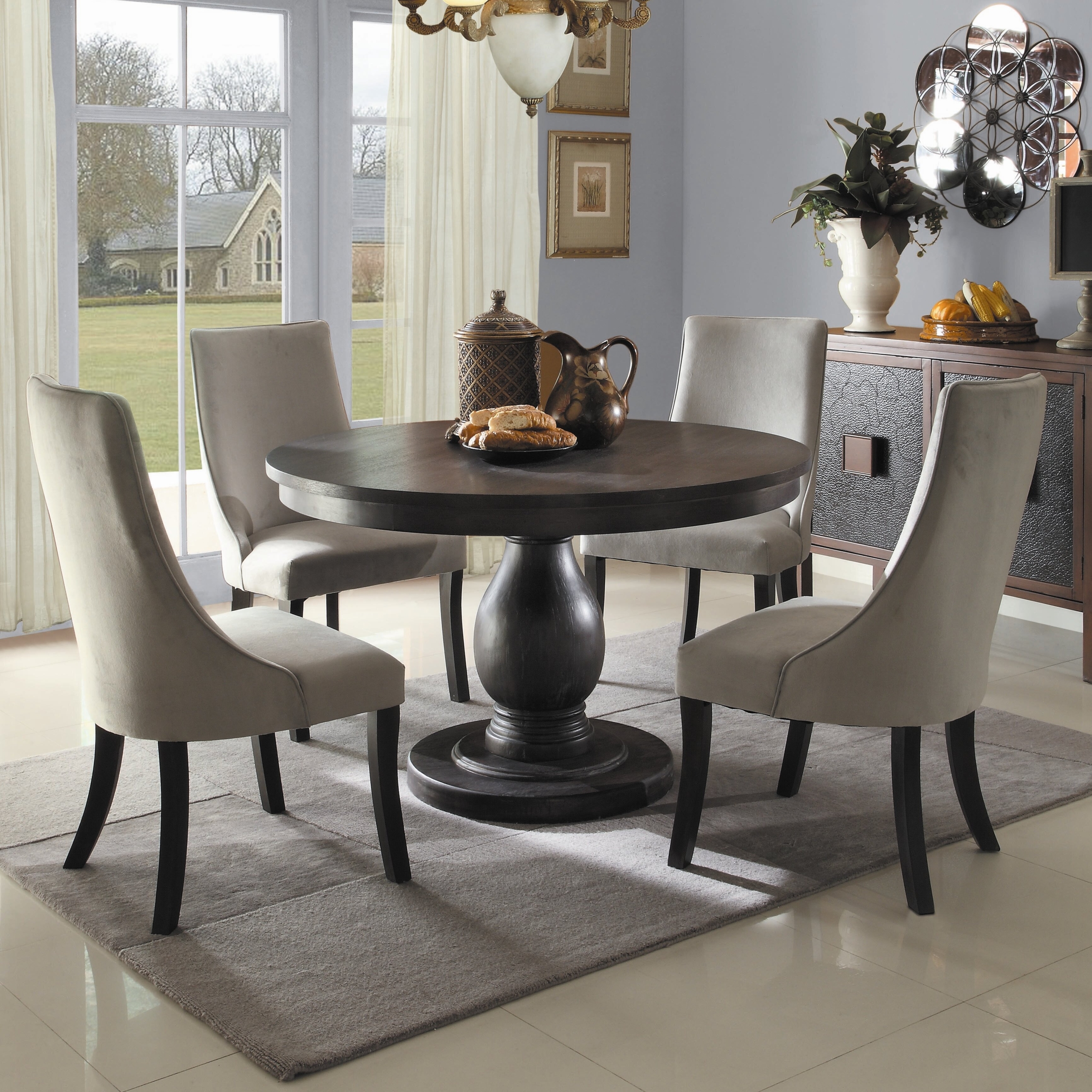 48 Inch Round Dining Table Visualhunt, 48 In Round Dining Table Set