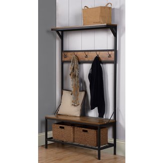 Homestar wide hall tree coat rack with built in bench Entryway Bench And Coat Rack You Ll Love In 2021 Visualhunt