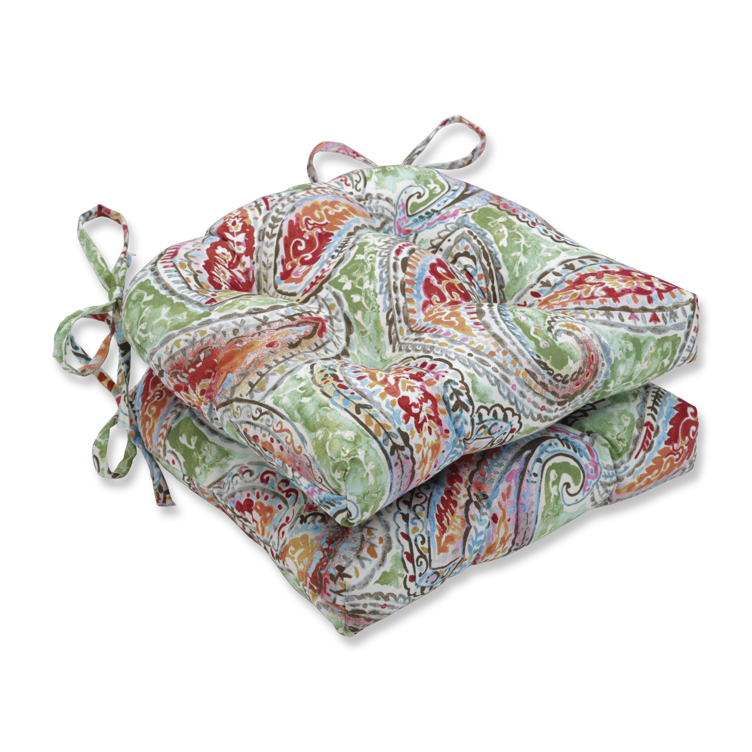 Indoor Reversible Dining Chair Cushion (Set of 2)