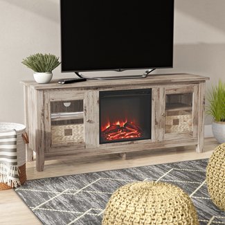 Inglenook TV Stand for TVs up to 60" with Fireplace