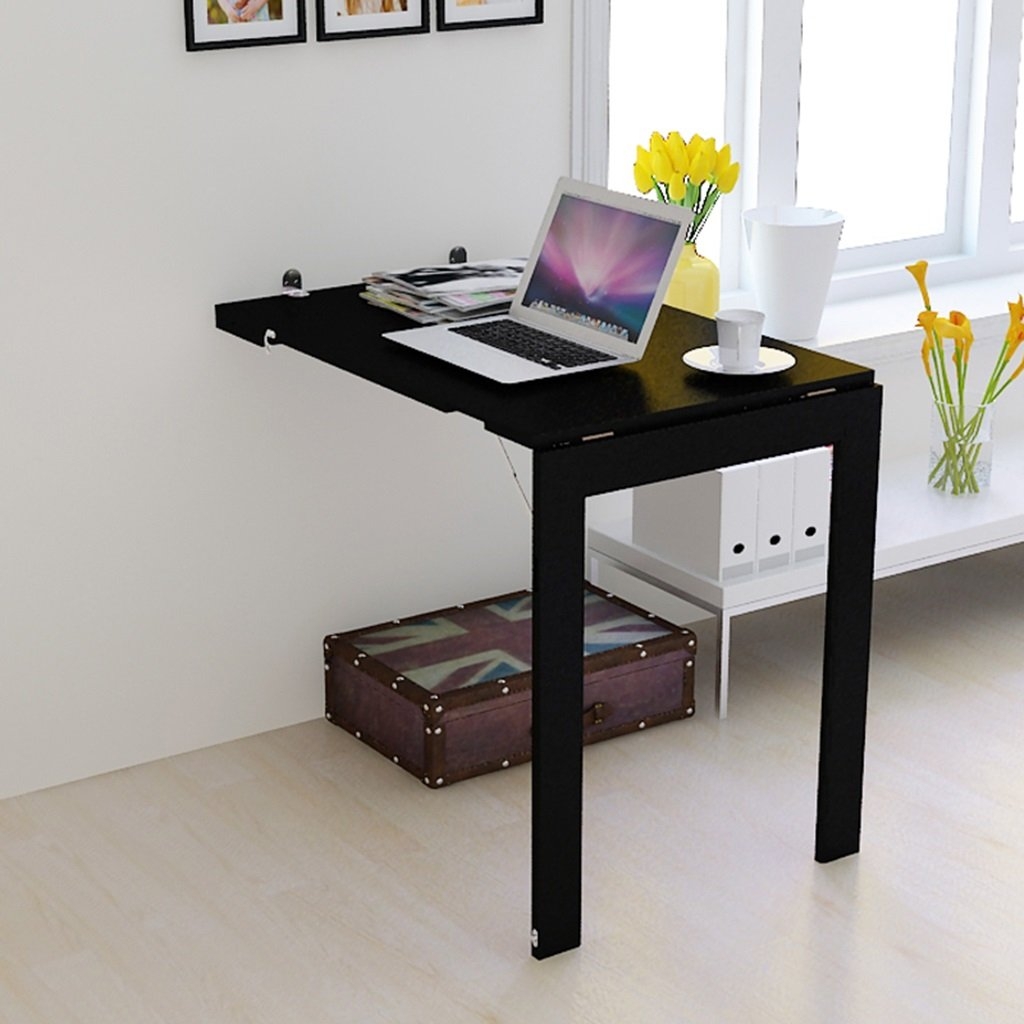 Wall-Mounted Computer Desk Size : 9040cm Multi-Functional Wall Table, KXBYMXSimple Folding Table Folding Dining Table 