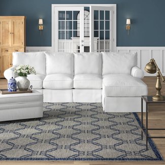 Jameson Slipcovered Sleeper Sectional