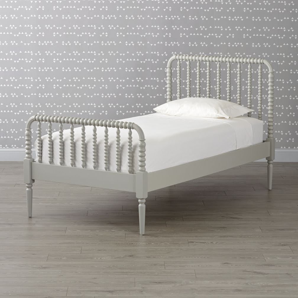 Jenny Lind Light Grey Twin Bed | The Land of