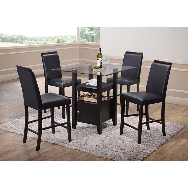 K & B Furniture Lynnfield Counter Height Dining Chair - Set of 2