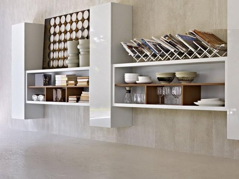 Wall Mounted Kitchen Shelves You Ll, Kitchen Wall Shelving Ideas