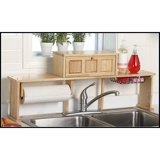 Fingerhut - Over-the-Sink Organizer Shelf