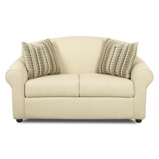Klaussner Possibilities Innerspring Twin Sleeper Loveseat ...