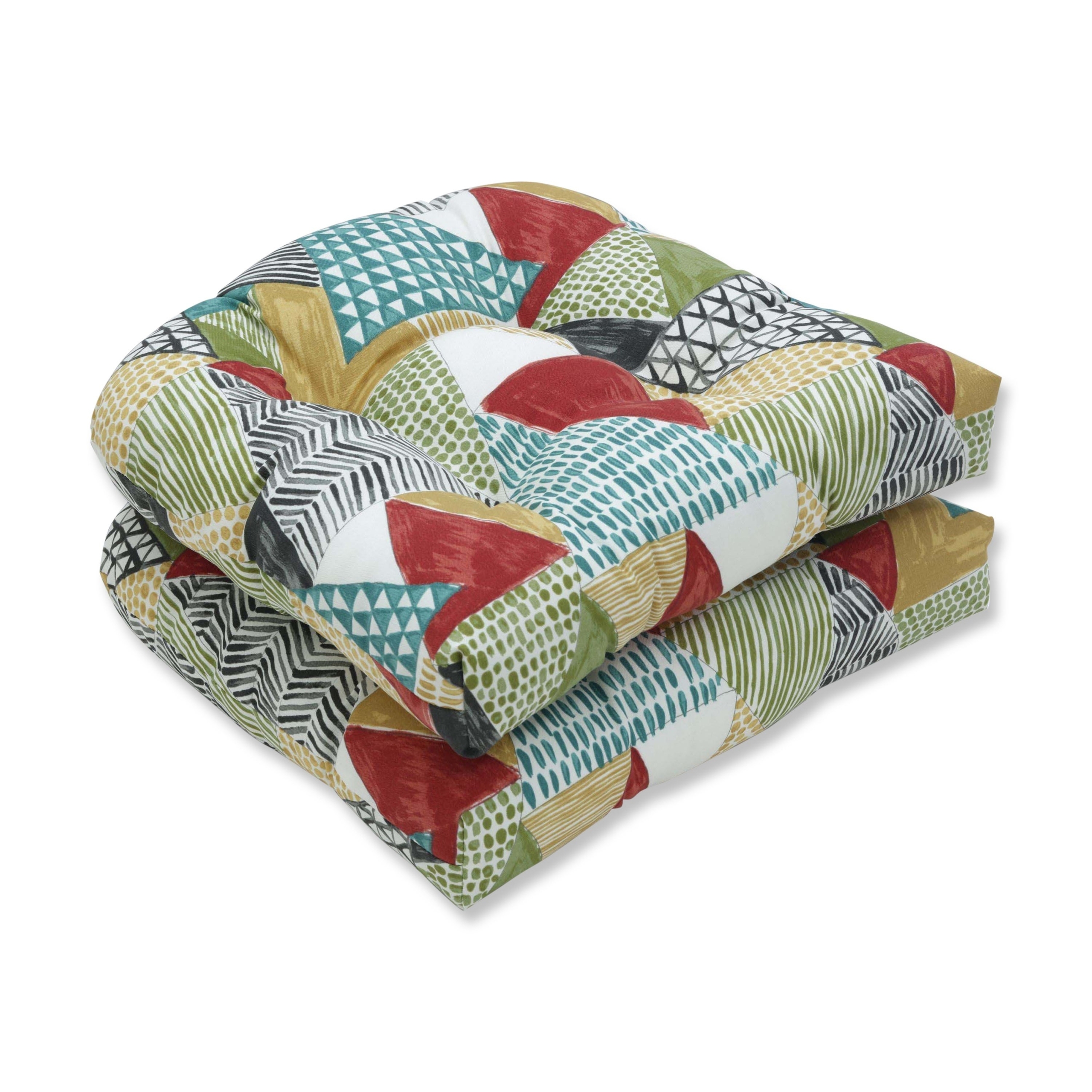 Knorr Sonoma Wicker Indoor/Outdoor Rocking Chair Cushion (Set of 2)