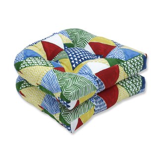 Knorr Wicker Indoor/Outdoor Rocking Chair Cushion (Set of 2)