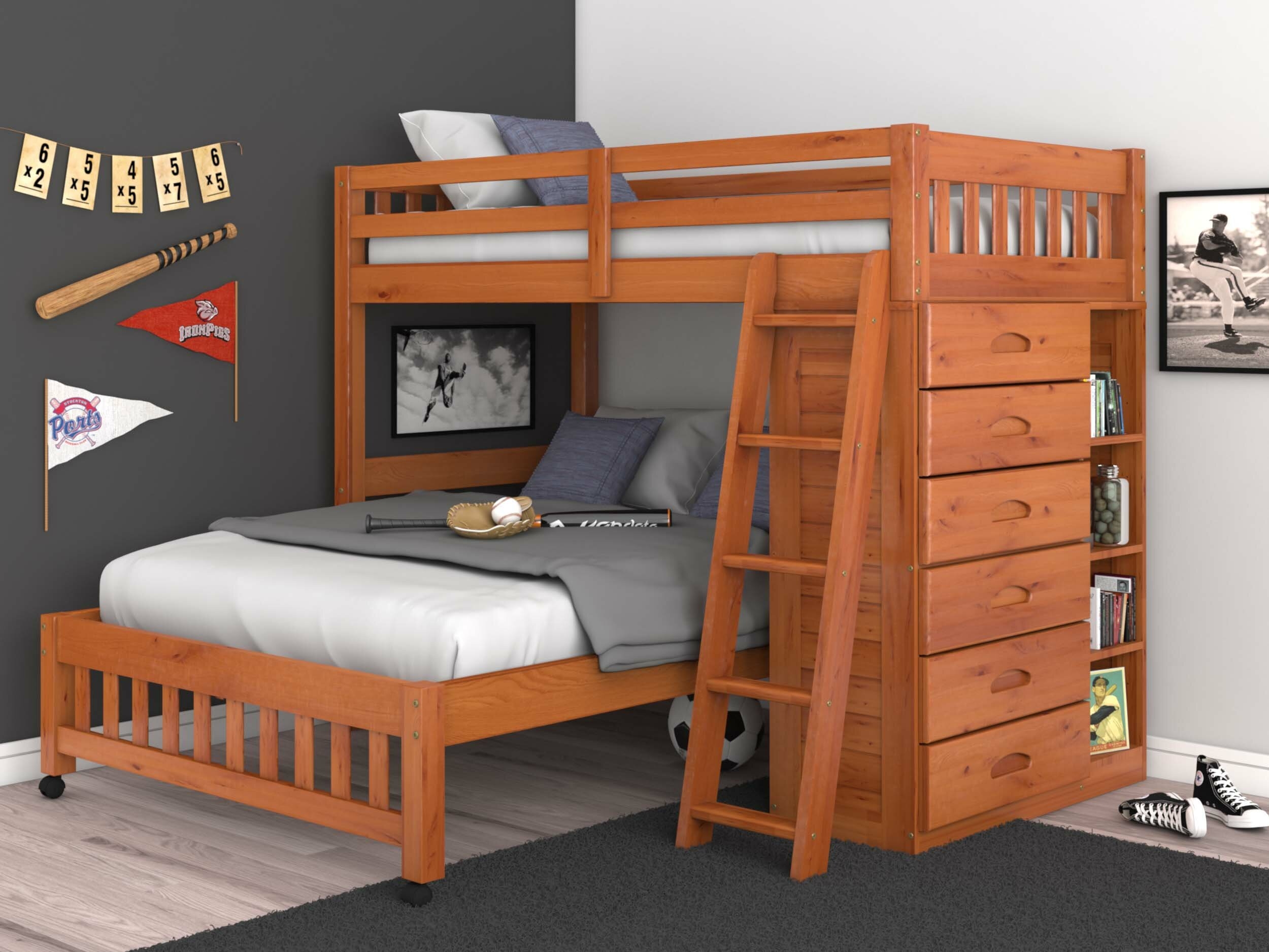Bunk Beds With Dressers Visualhunt, Bunk Bed And Dresser Set