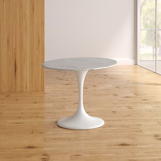 Kylee Artificial Marble Oval-Shaped Dining Table