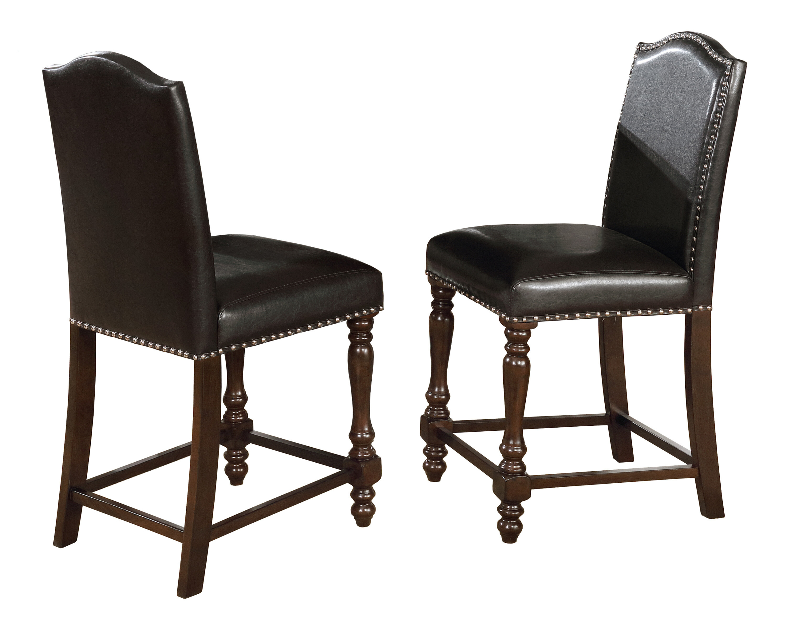 Langley Counter Height Upholstered Dining Chair (Set of 2)