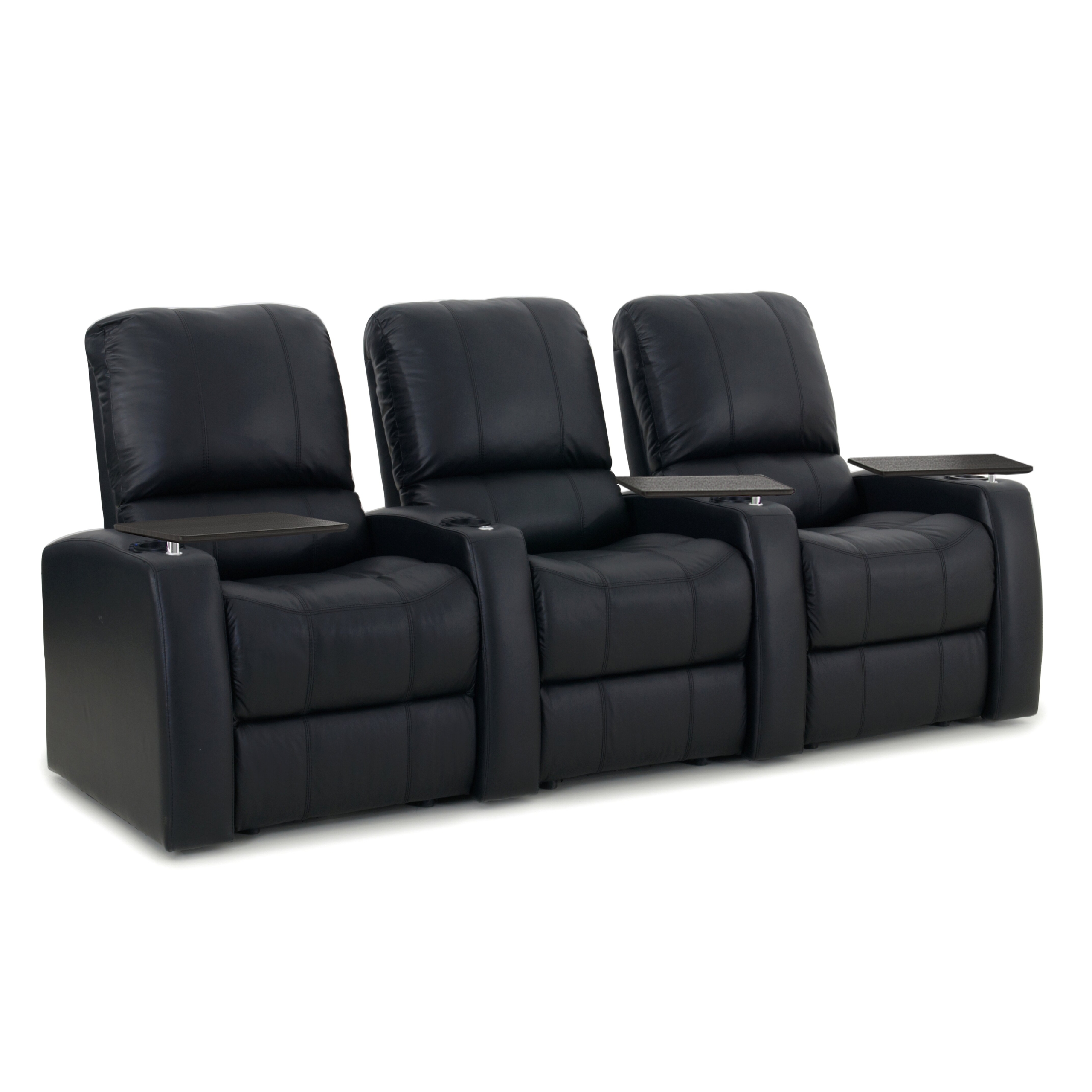 Leather Home Theater Sofa (Row of 3)