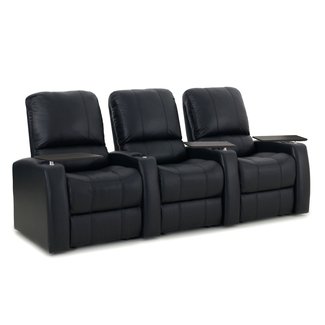 Leather Home Theater Sofa (Row of 3)