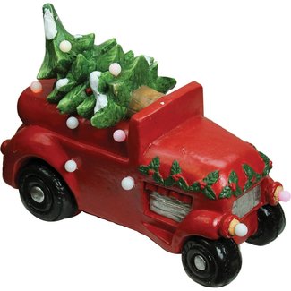 Red Truck With Christmas Tree - VisualHunt