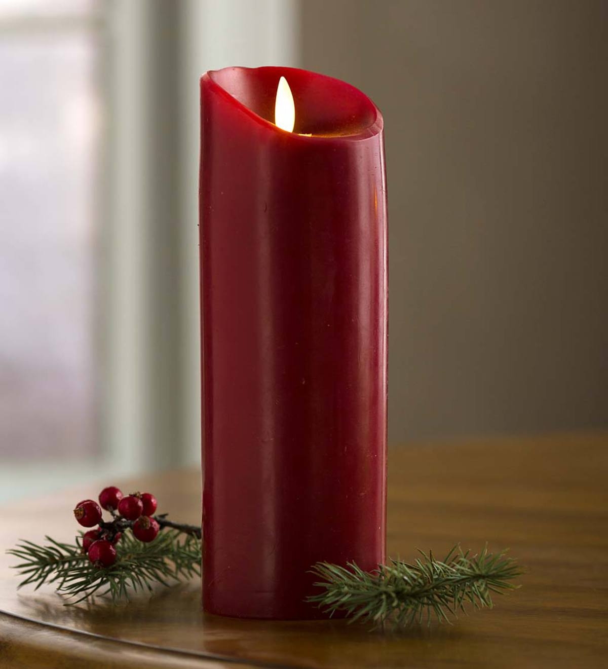 LED Pillar Unscented Flameless Candle