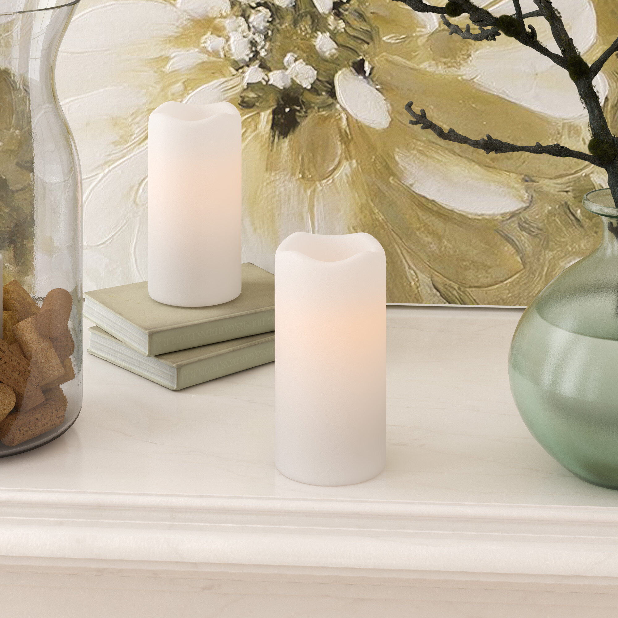 LED Scented Flameless Pillar Candle