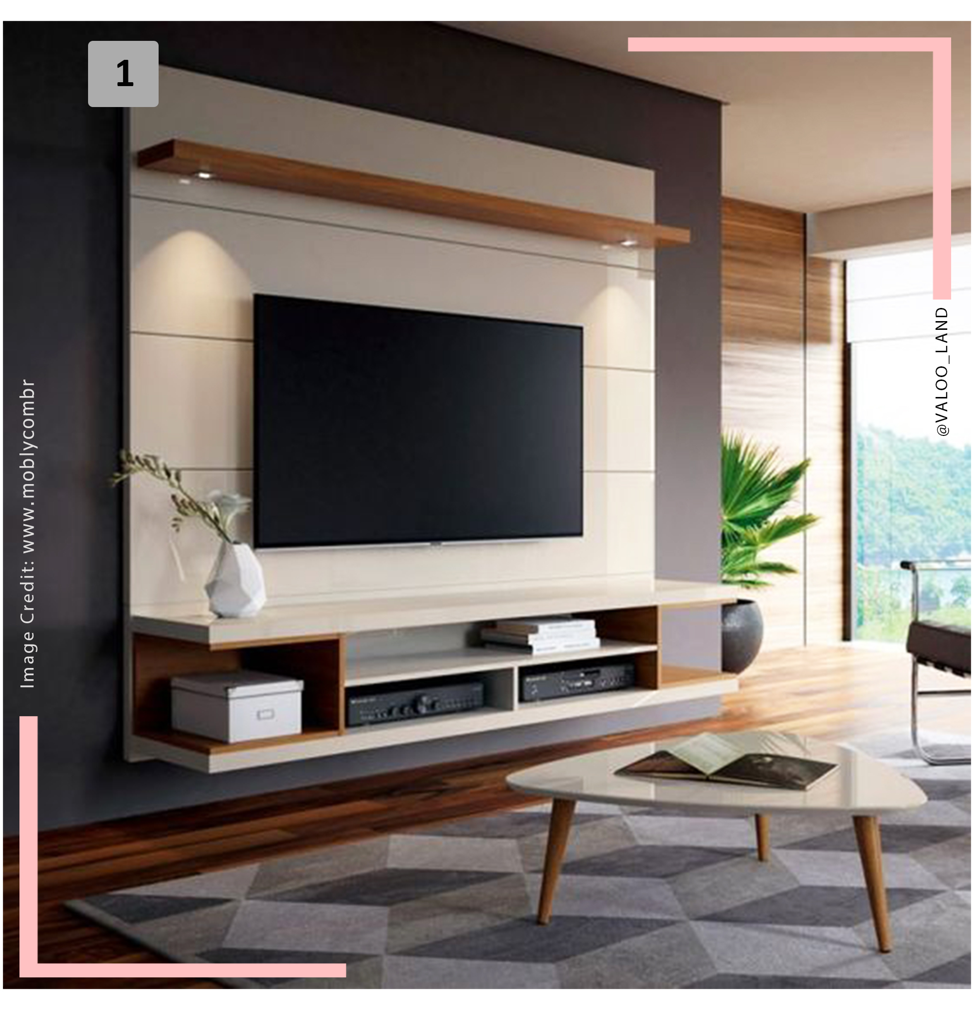 tv stand living room wall unit entertainment tv cabinets Details about   Boise IV 