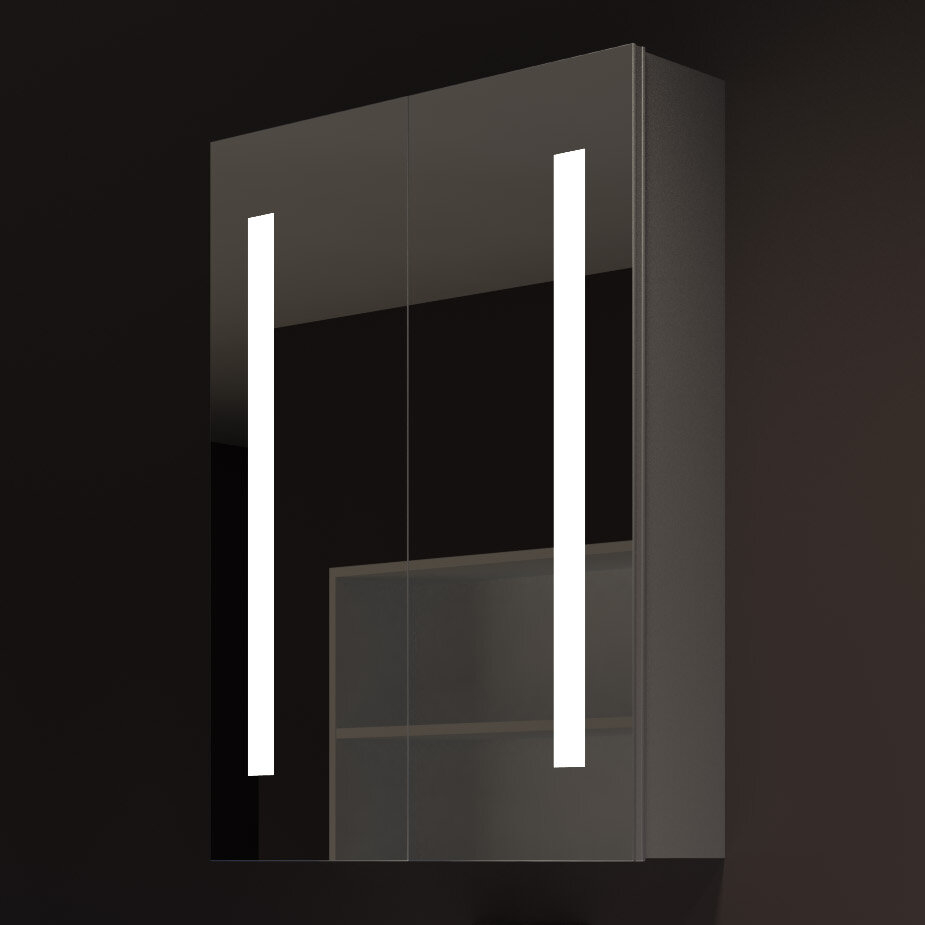 Lency 24" x 32" Surface Mount Medicine Cabinet with LED Lighting