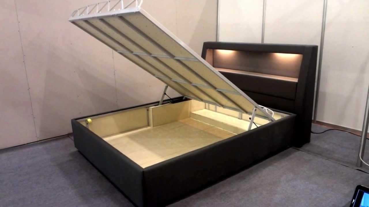 ikea platform bed frame with mattress lift storage
