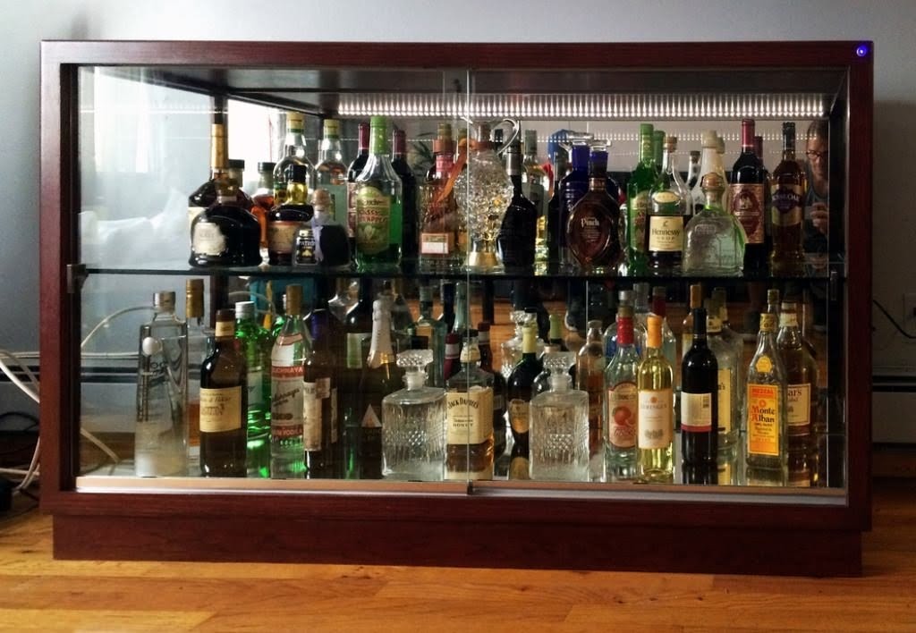 Alcohol Cabinet With Lock 60, Locked Liquor Cabinet Furniture