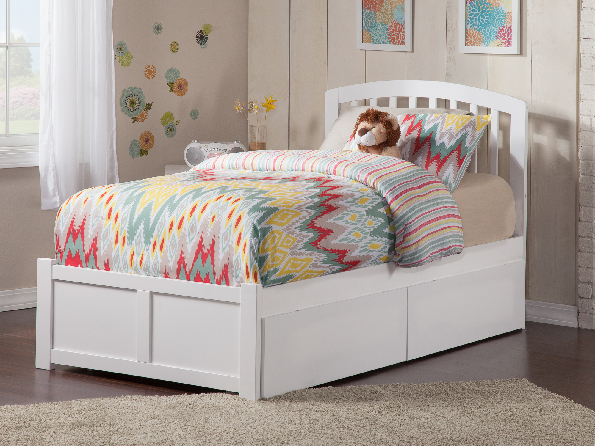 White Twin Bed With Storage Visualhunt, White Twin Mate’s Platform Storage Bed With 3 Drawers