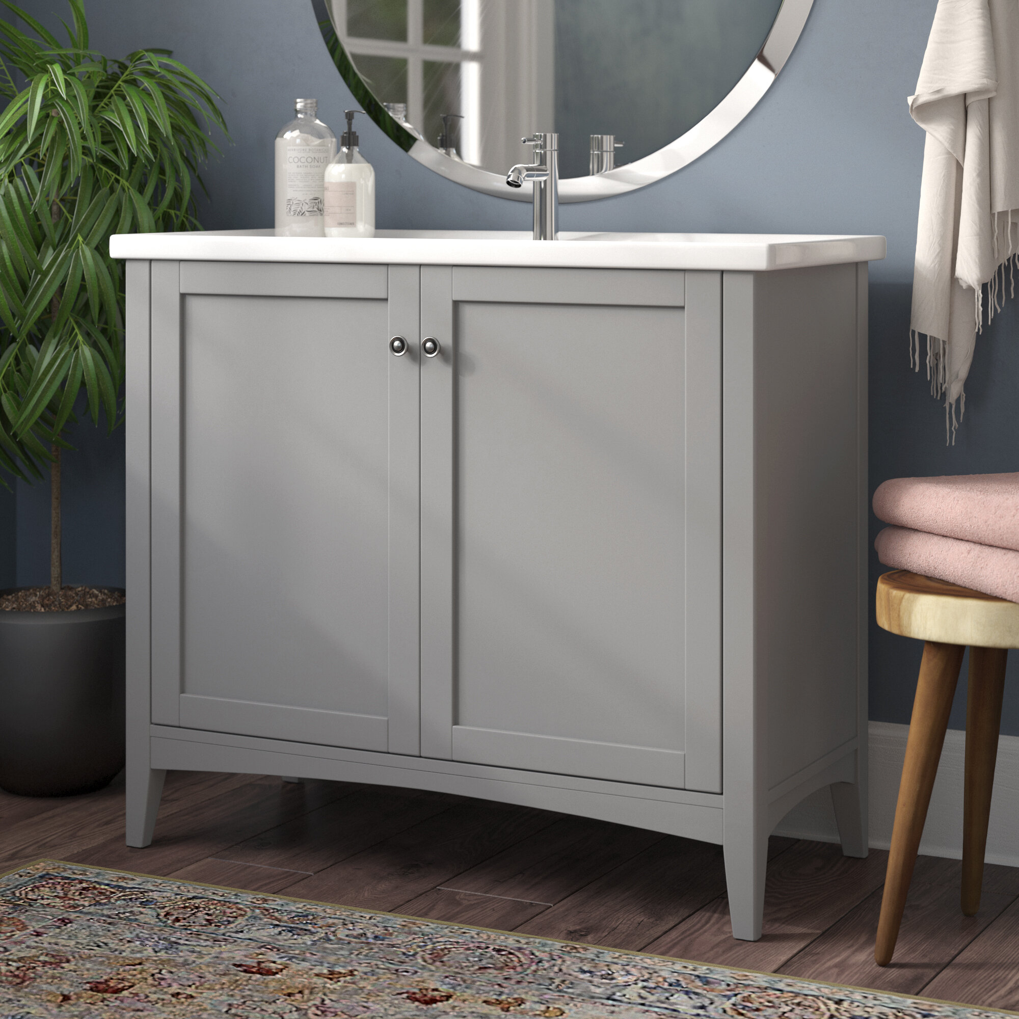 Maegan 40" Single Bathroom Vanity Set
